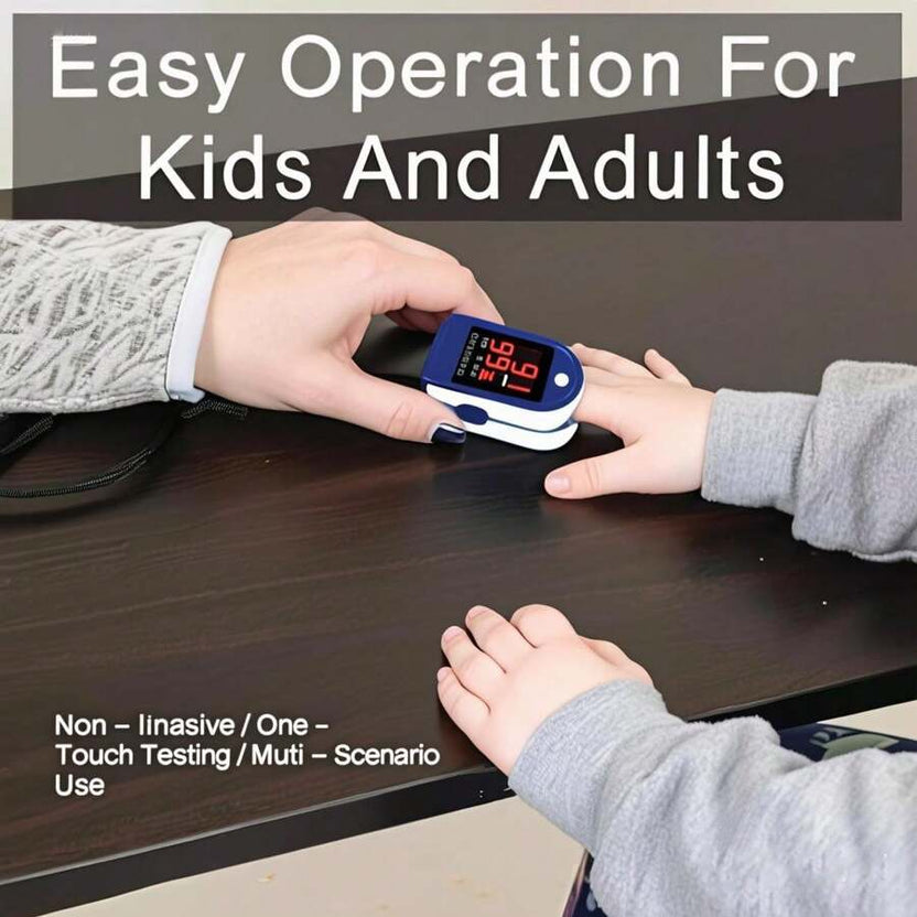 Hot🔥Fingertip Pulse Oximeter – Portable SpO2 &amp; O2 Monitor