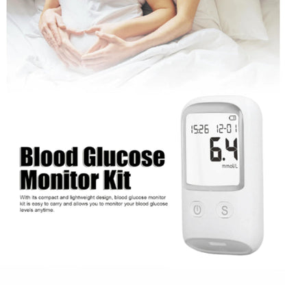 Big Sale 50%🌟Glucose Monitor Kit – LCD Display, 25 Test Strips & 25 Lancets Included