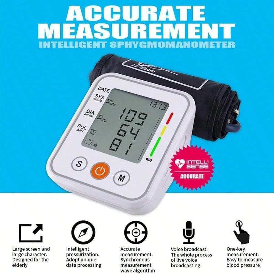Save 50% - Digital Arm Blood Pressure Monitor Easy Home