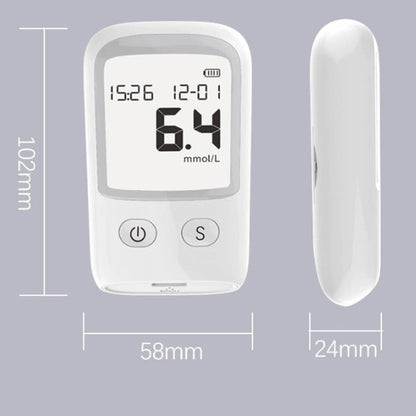 Big Sale 50%🌟Glucose Monitor Kit – LCD Display, 25 Test Strips & 25 Lancets Included